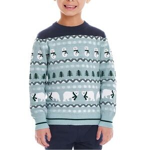 Andy & Evan snowman sweater